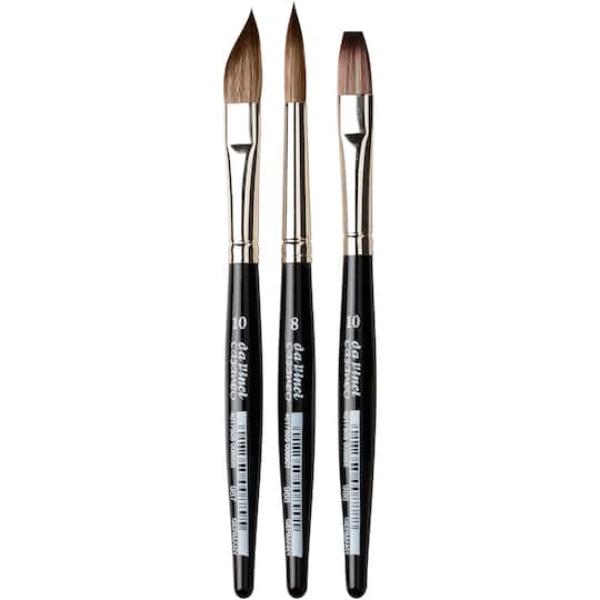 da Vinci CASANEO 3 Piece Synthetic Brush Set